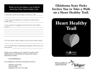 Great Plains State Park - Heart Healthy Trail Booklet
